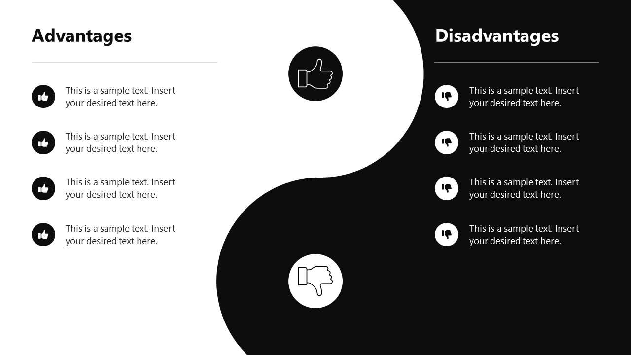 Yin and Yang Comparison Slide PowerPoint Slide 