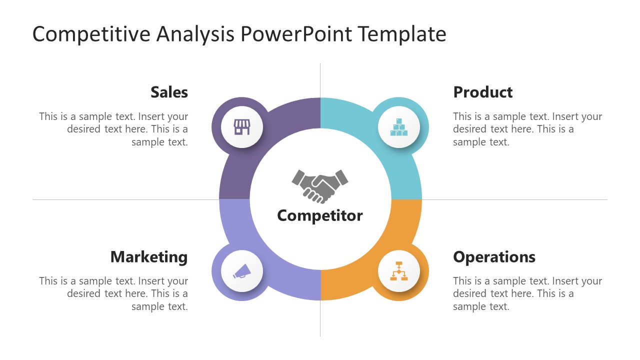 Competitive Analysis Diagram PowerPoint Template Competitive Analysis Diagram PowerPoint Template
