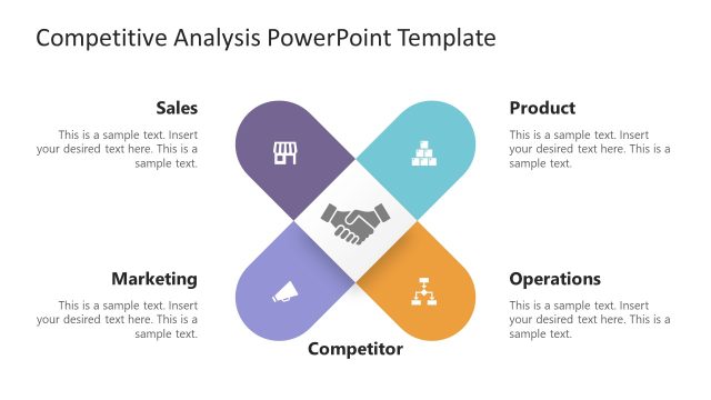 Competitive Analysis Diagram PowerPoint Slide