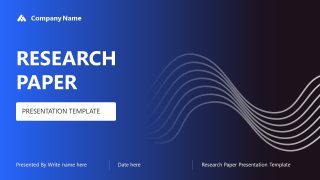 Research Paper PPT Slide Template 