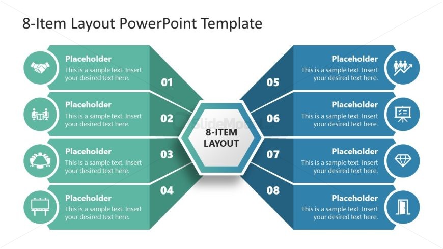 8-Item Layout Presentation Template