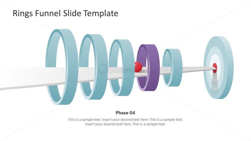 Editable Rings Funnel with Goal Target Slide