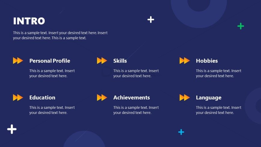 Animated Student Intro Template for Presentation