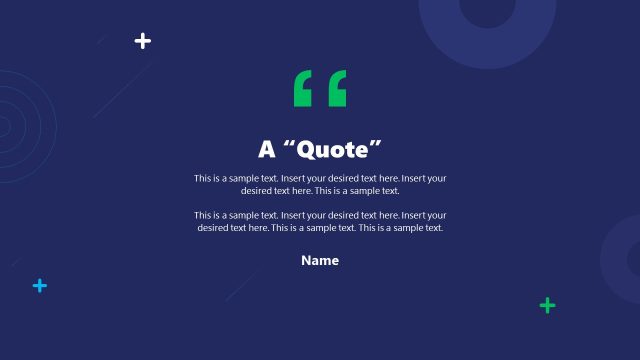 Quote Slide – Animated Student Intro Slide