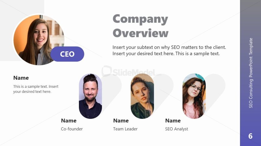 SEO Consulting Template for Presentation