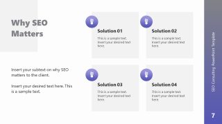 PPT Template for SEO Consulting Presentation 