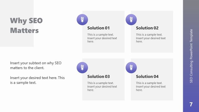 PowerPoint Slide for Why SEO Matters