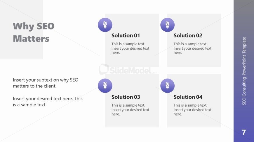 PPT Template for SEO Consulting Presentation 