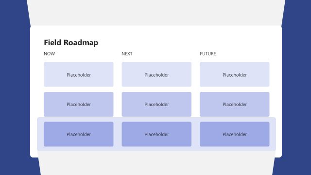 Animated Field Roadmap Slide Template