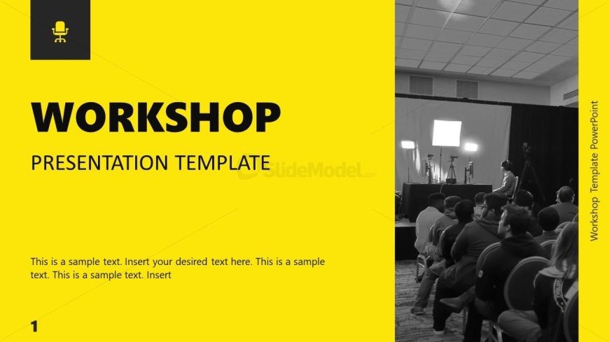 Editable Title Slide for Workshop PPT Slide Deck