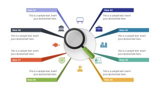 8 Segment Focus Presentation Template for Google Slides