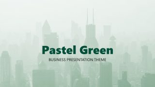 Pastel Green Business PPT Presentation Theme