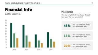 Business PowerPoint Pastel Green Template