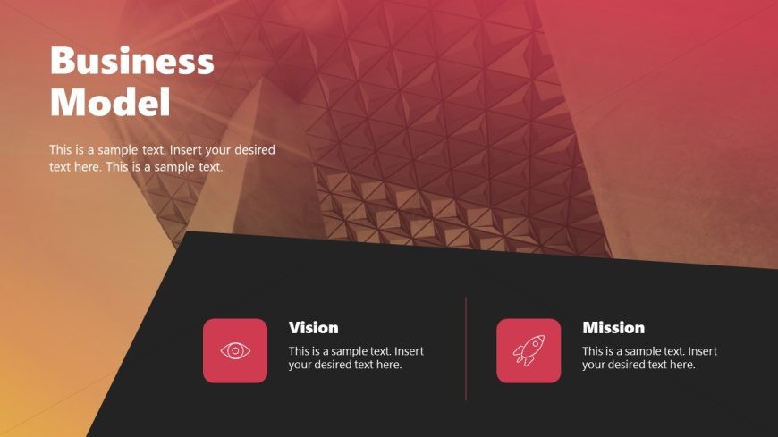 Black & Red Business Pitch Deck Presentation Template Slide