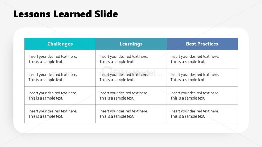 My First 100 Days Slide for PPT Template 