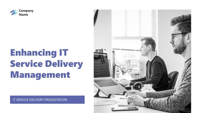 IT Service Delivery Management PowerPoint Template