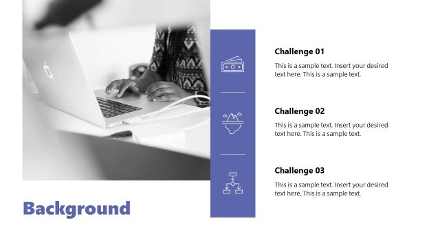 Background Slide – IT Service Delivery Presentation Template