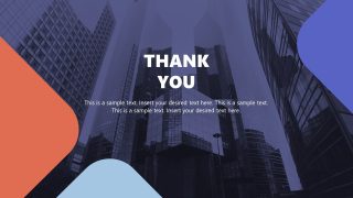 Editable Thank You Slide - Company Profile Presentation