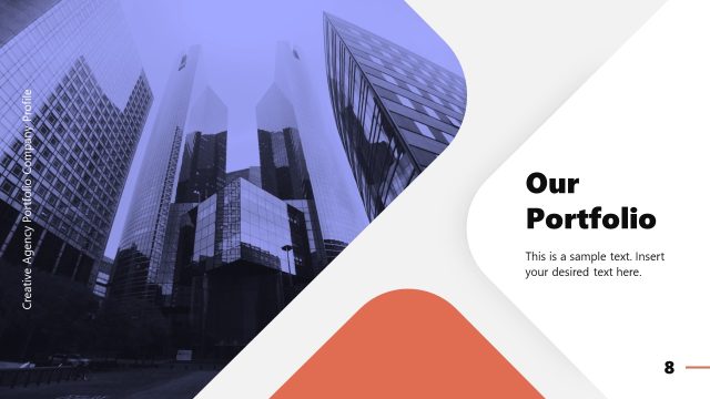 Portfolio Presentation Slide for Company Presentation