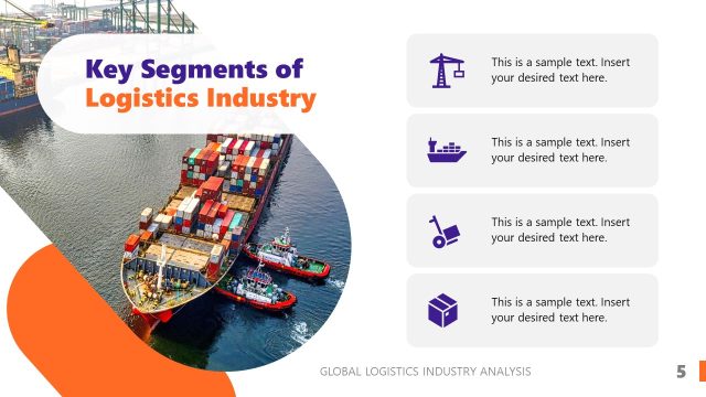 Key Segments of Logistics Industry Slide