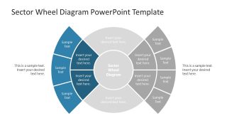 Sector Wheel Diagram Presentation Slide 