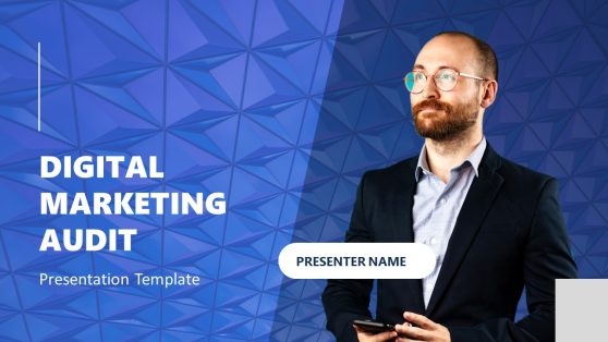 Editable Digital Marketing Audit PPT Template