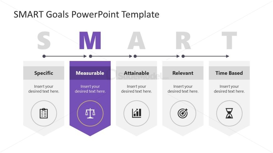 SMART Goals Template Slide