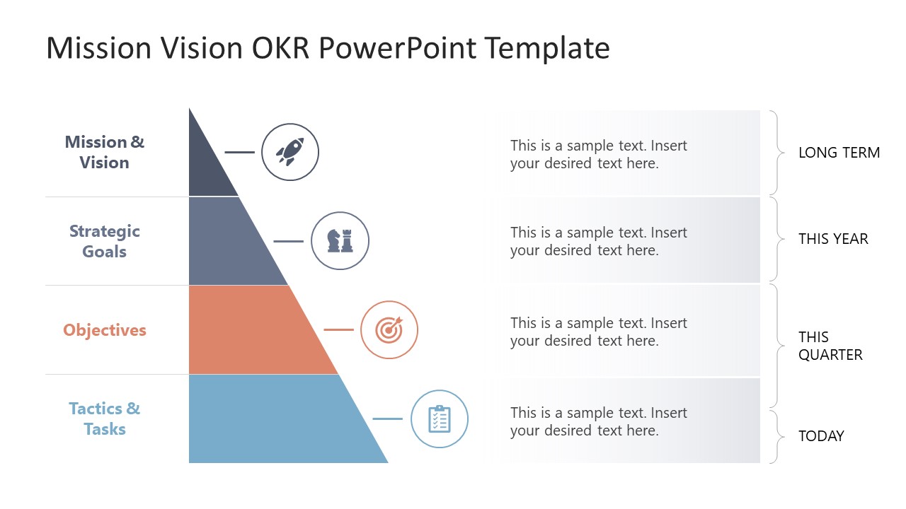 Mission & Vision OKR PowerPoint Template