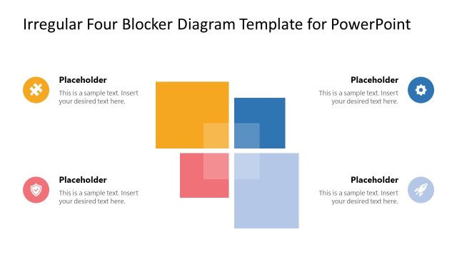 Irregular Four Blocker Diagram Slide