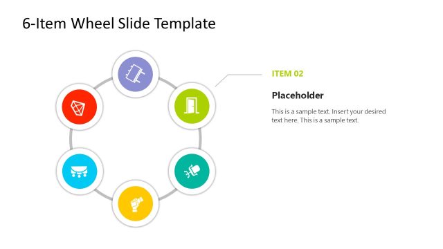 Item 2 Slide – Wheel PowerPoint Template