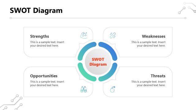 SWOT Analysis Presentation Slide – AI Template
