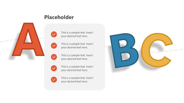 Engaging Moving ABC Letters Animated PPT Template