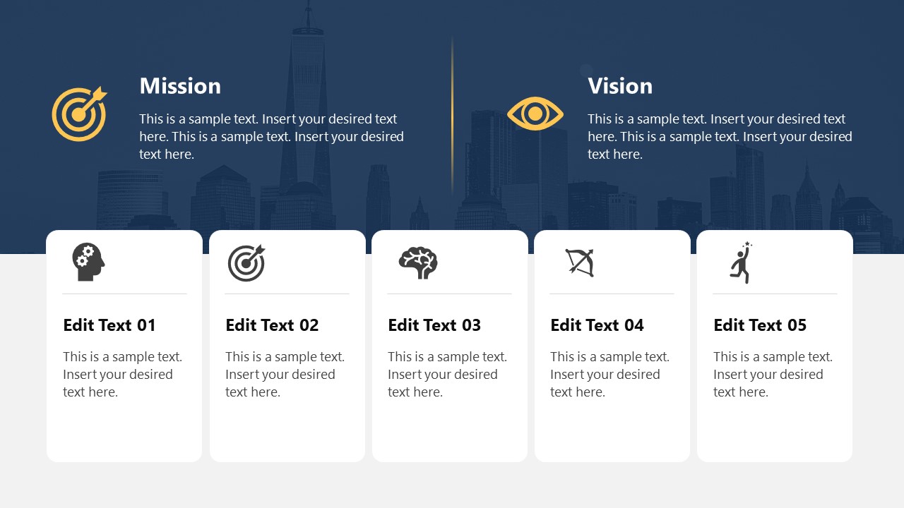 One Pager Executive Summary PowerPoint Template