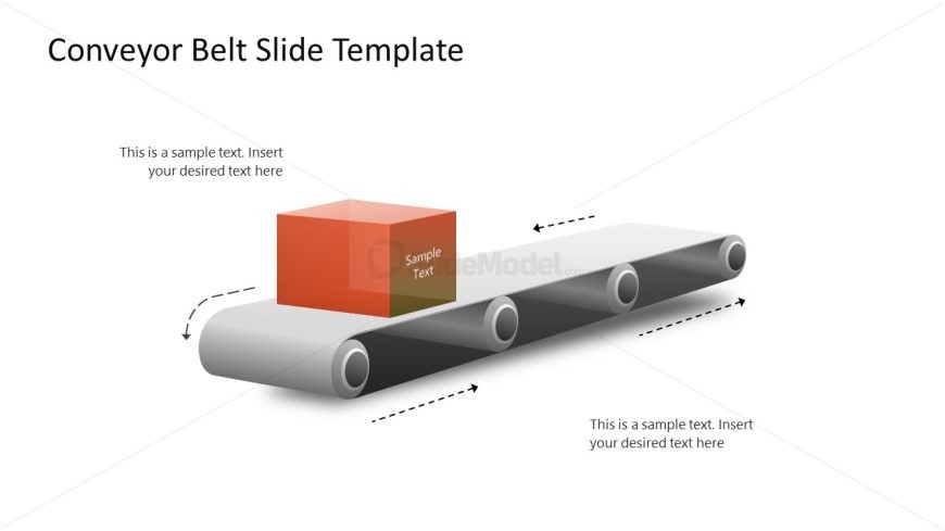 3-Item Conveyor Belt Slide for Presentation 