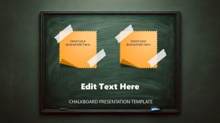 Chalkboard PowerPoint Slide