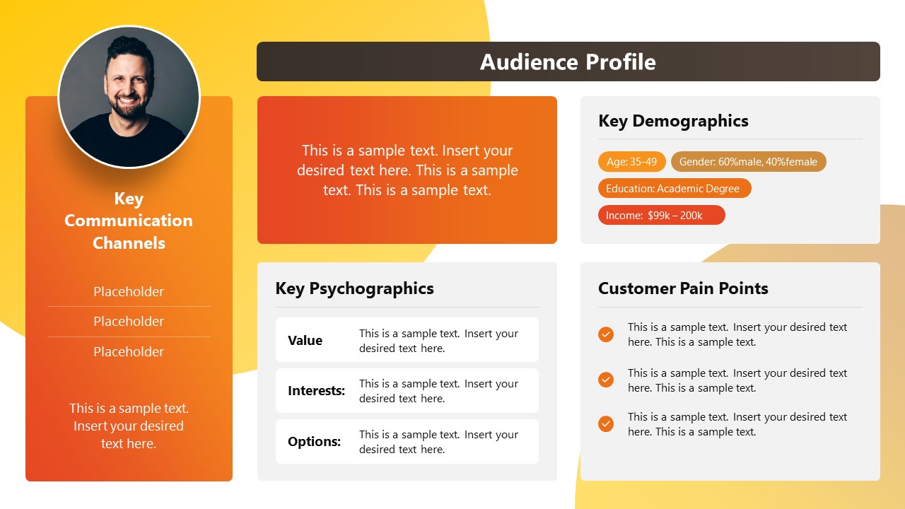 Target Audience Analysis PPT Slide 