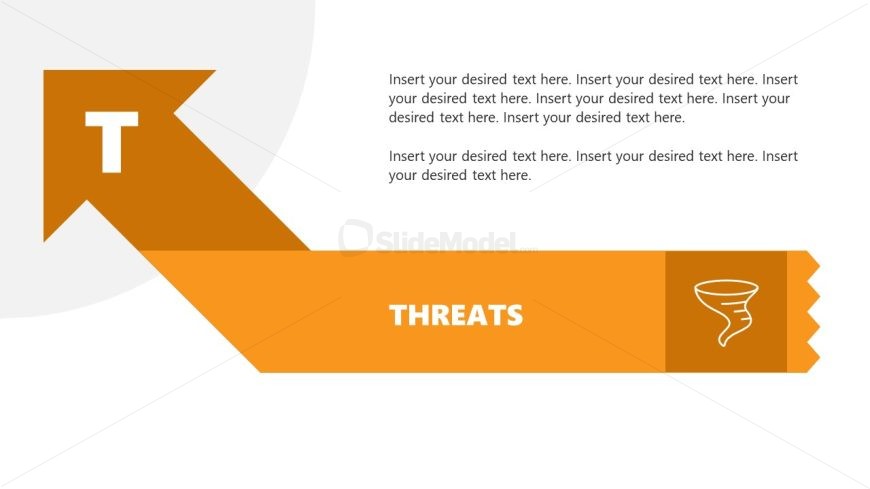 Arrows SWOT Analysis PowerPoint Slide 