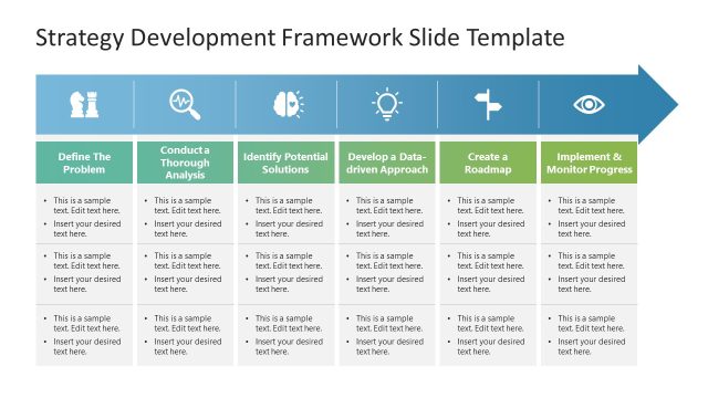 Strategy Development Framework PPT Template