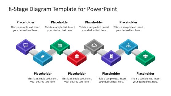 8-Stage Diagram Template for PowerPoint