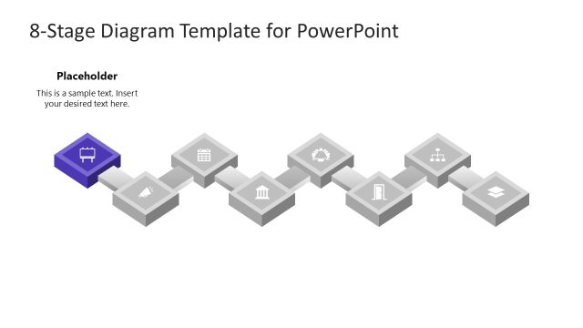 8-Stage Diagram Template for Presentation