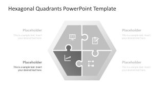 Hexagonal Quadrants Template for Presentation 