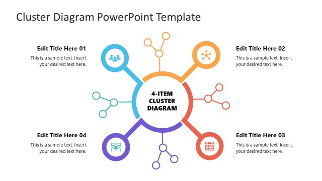 Cluster Diagram PowerPoint Slide