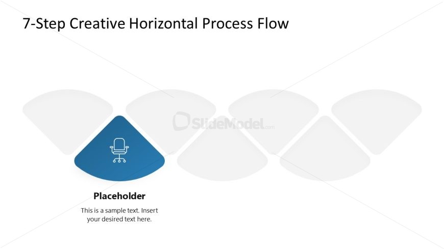 Editable Second Step Slide with Infographic Symbol