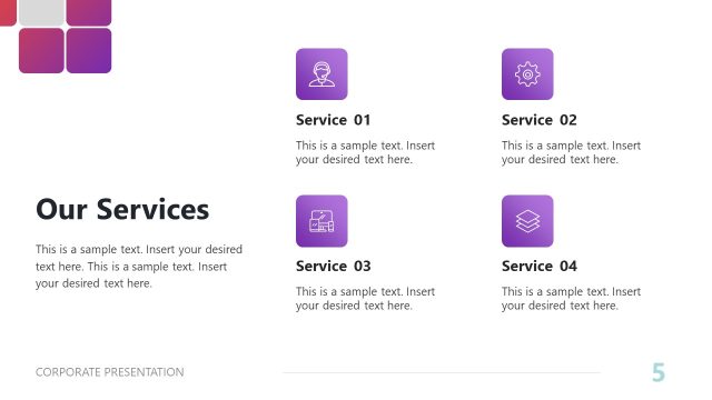 Simple Services Presentation Slide