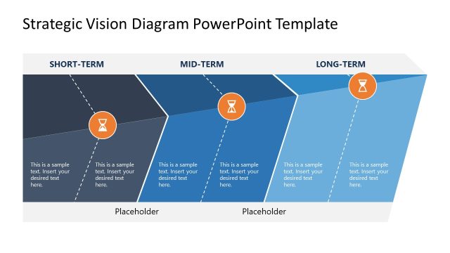 Customizable Strategic Vision Diagram PPT Template