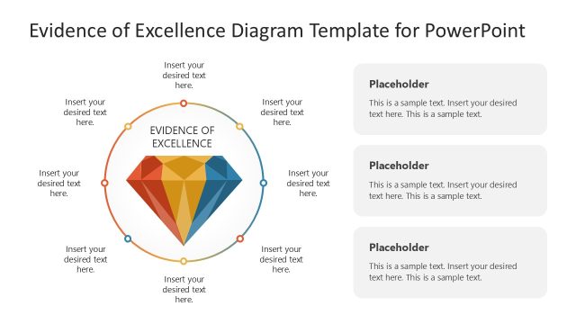 Editable Evidence of Excellence PowerPoint Template