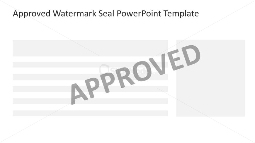 Approved Watermark Seal Template for PowerPoint 