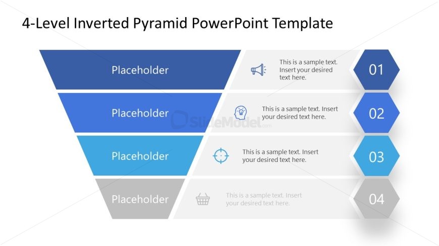 4-Level Inverted Pyramid Presentation Template