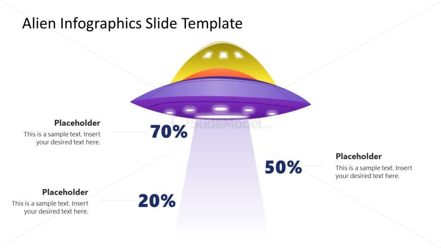 Alien Infographics PowerPoint Slide