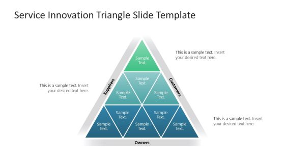 Service Innovation Triangle PowerPoint Template